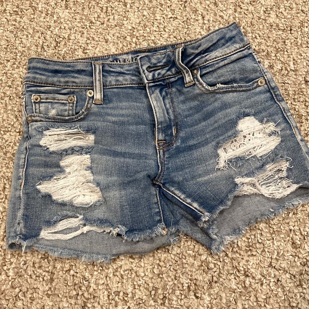 American Eagle midi shorts size 0